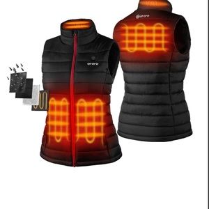 ORORO Woman’s M heated vest with battery pack